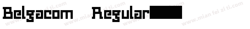 Belgacom Regular字体转换